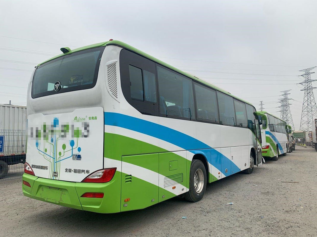 Tahun 2016 51 Kursi Bekas Foton Bus Bekas Bus Pelatih Listrik Bahan Bakar LHD Kemudi Dalam Kondisi Baik