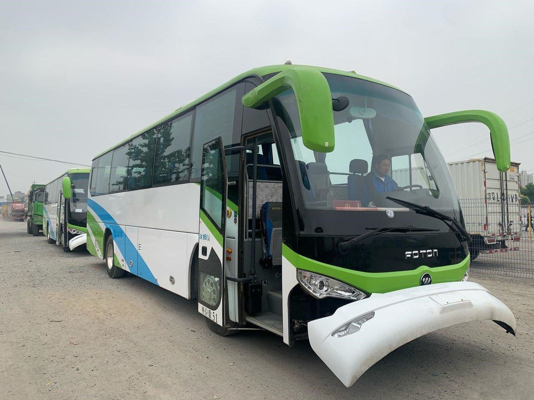 Tahun 2016 51 Kursi Bekas Foton Bus Bekas Bus Pelatih Listrik Bahan Bakar LHD Kemudi Dalam Kondisi Baik