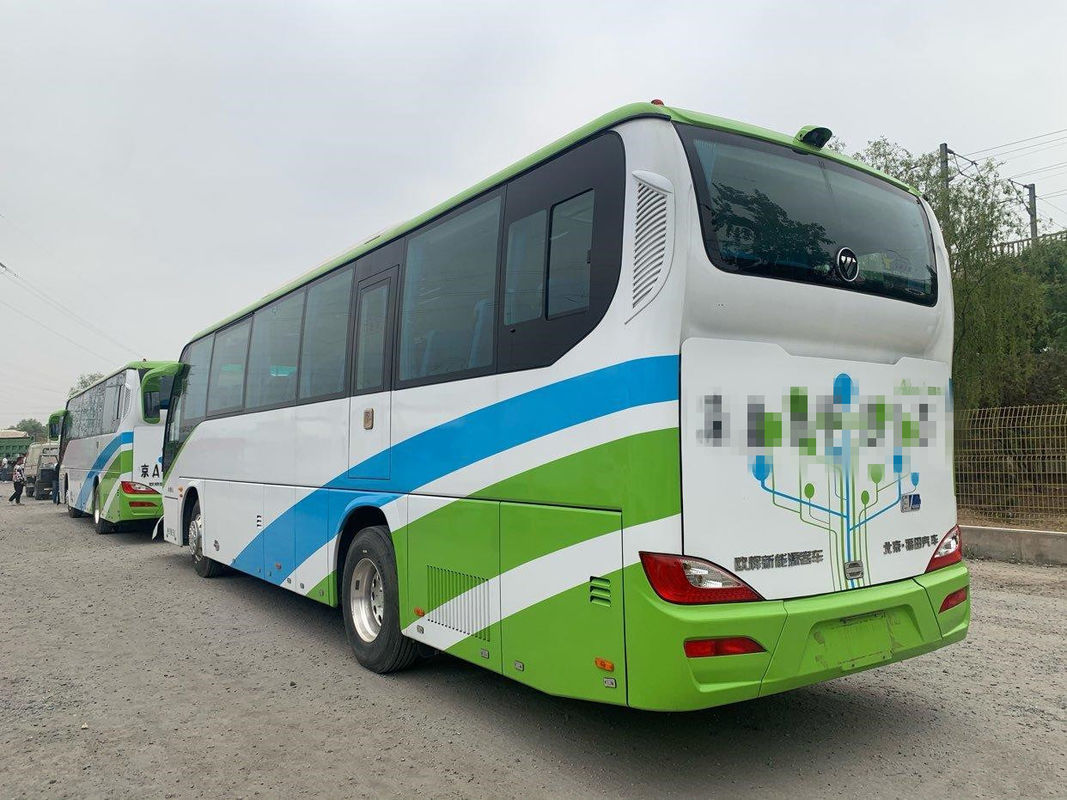 Tahun 2016 51 Kursi Bekas Foton Bus Bekas Bus Pelatih Listrik Bahan Bakar LHD Kemudi Dalam Kondisi Baik