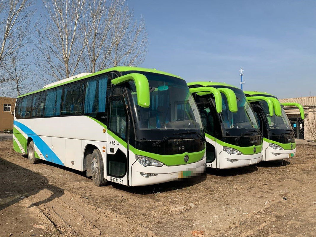 Tahun 2016 51 Kursi Bekas Foton Bus Bekas Bus Pelatih Listrik Bahan Bakar LHD Kemudi Dalam Kondisi Baik