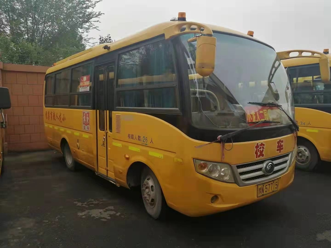 Tahun 2014 26 Kursi Bekas Mini Bus YUTONG Bus Sekolah Bekas Dengan Mesin Depan