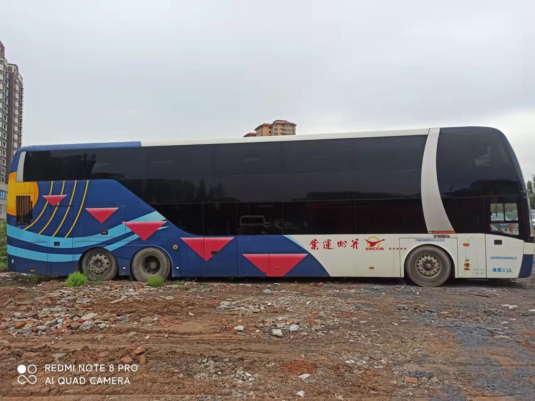 68 Kursi Yutong Bus Perjalanan Bus Penumpang Bekas ZK6146 Diesel Kemudi Tangan Kiri Tahun 2013