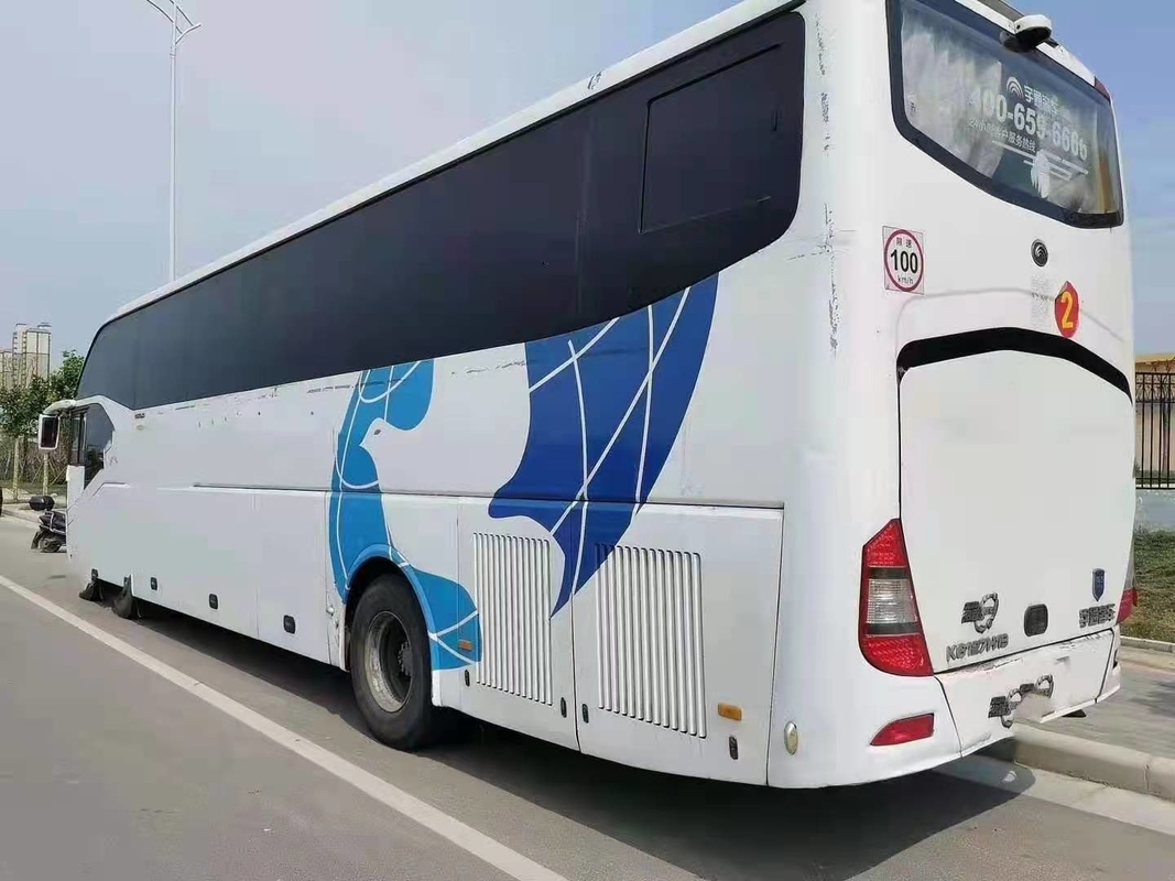 Tahun 2012 51 Kursi Bekas Yutong ZK6127 Bus Bekas Bus Pelatih Kursi Baru Penutup Mesin Diesel RHD Dalam Kondisi Baik