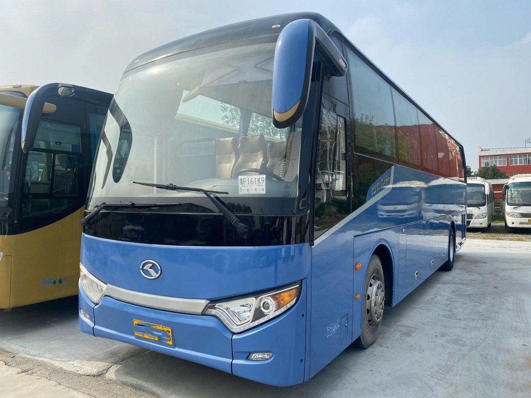 King Long Bus Coach XMQ6112 Toyota Coaster Mini Bus 49 Kursi Bus Penggerak Tangan Kiri