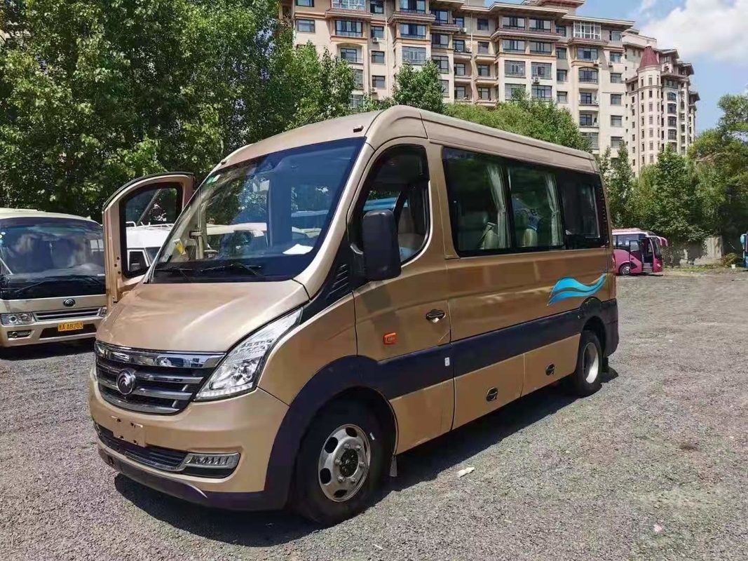 2018 Tahun 14 Kursi Bus Yutong Bekas CL6 Mesin Diesel Mini Bus Bekas Dengan Kursi Mewah