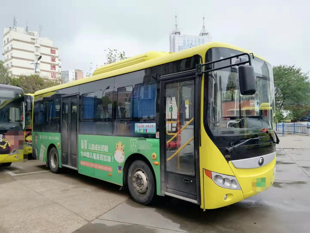 Bus Kota Listrik Yutong ZK6815 Ke-Yota Hiace Bus 15 Seaters Bus Energi Alternatif Dan Pelatih  53 Kursi