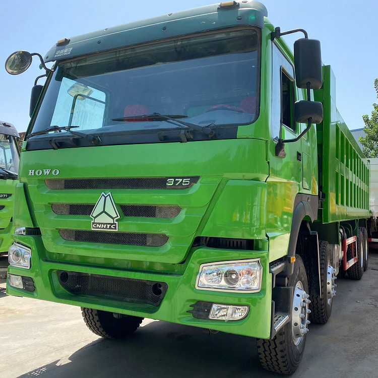 Truk Drump Howo Sinotruk Bekas 8x4 Drive Mode Second Hand Howo 375 Hp Tipper Truck
