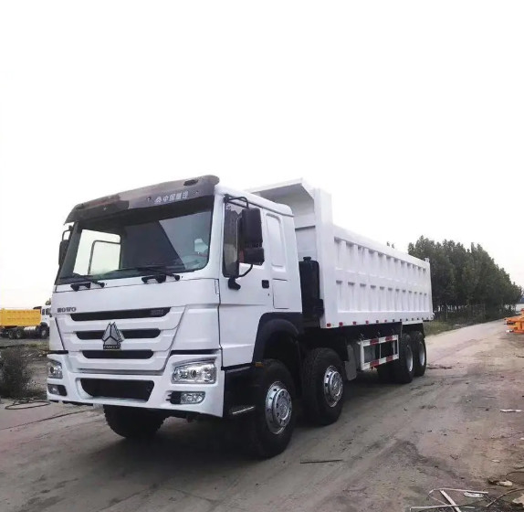 Digunakan Multi Warna Howo Drump Truck 8x4 Drive Mode Sinotruk Howo 375Hp Tipper Truck