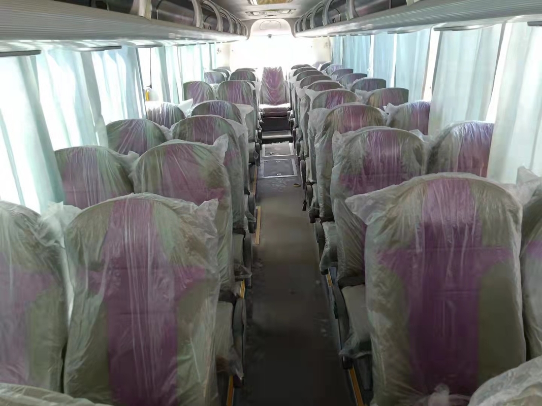 46 Kursi Bekas Yutong ZK6110 Bus Bekas Coach Bus 2014 Tahun 100km/H Steering LHD Bus Penumpang