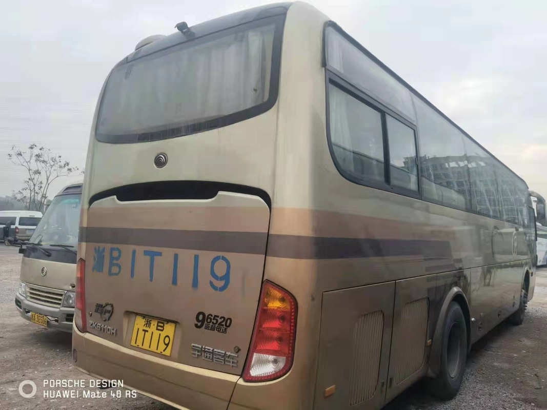 Gunakan Yutong Bus ZK6110 51 Kursi Manual Kemudi RHD Tahun 2013 Digunakan Bus Diesel Untuk Penumpang