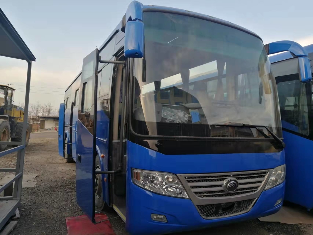 52 Kursi Tahun 2014 Digunakan Bus Yutong ZK6112D Mesin Depan RHD Driver Kemudi Bus Pelatih Bekas