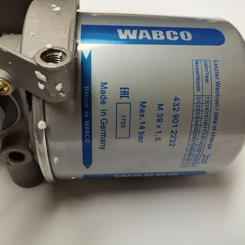 Sinotruck Truck Spare Part Air System Protector Original WABCO Cartridge Air System Protector Untuk Heavy Duty Truck