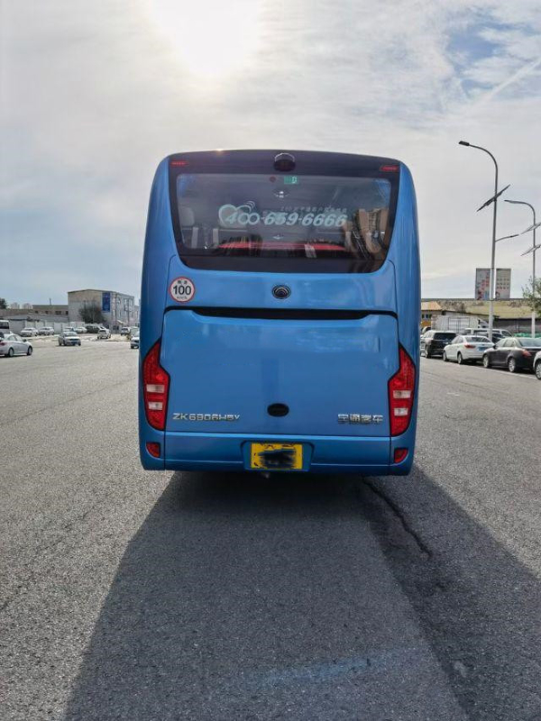 Bus Pelatih Kecil Bekas Bus Yutong Bekas 39 Kursi Sasis Airbag Mesin Yuchai