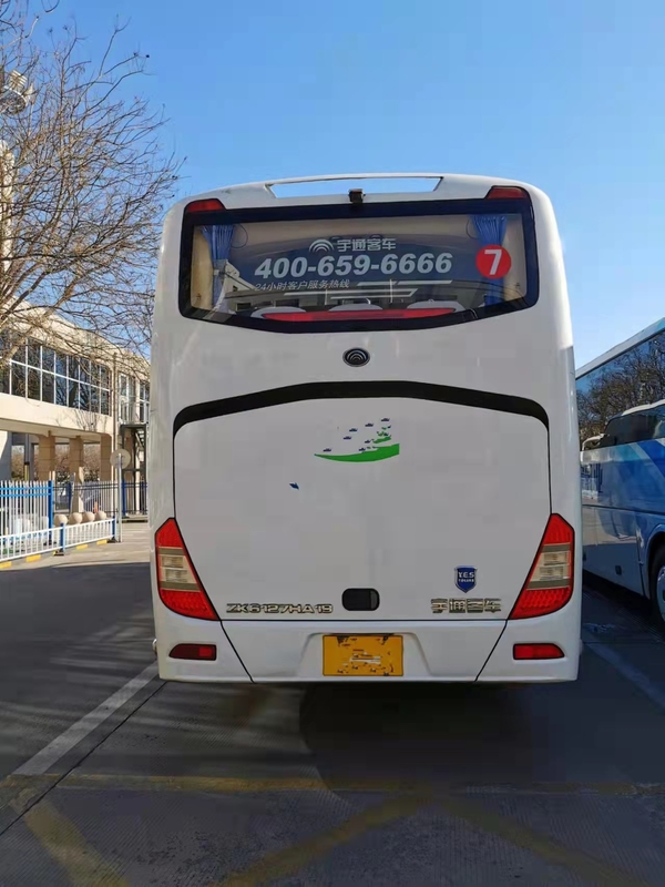 Bus Yutong Bekas ZK6127 Bus Pelatih Bekas 55 Kursi Bus Angkutan 2+3 Tata Letak