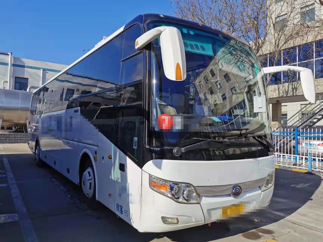 Bus Yutong Bekas ZK6127 Bus Pelatih Bekas 55 Kursi Bus Angkutan 2+3 Tata Letak