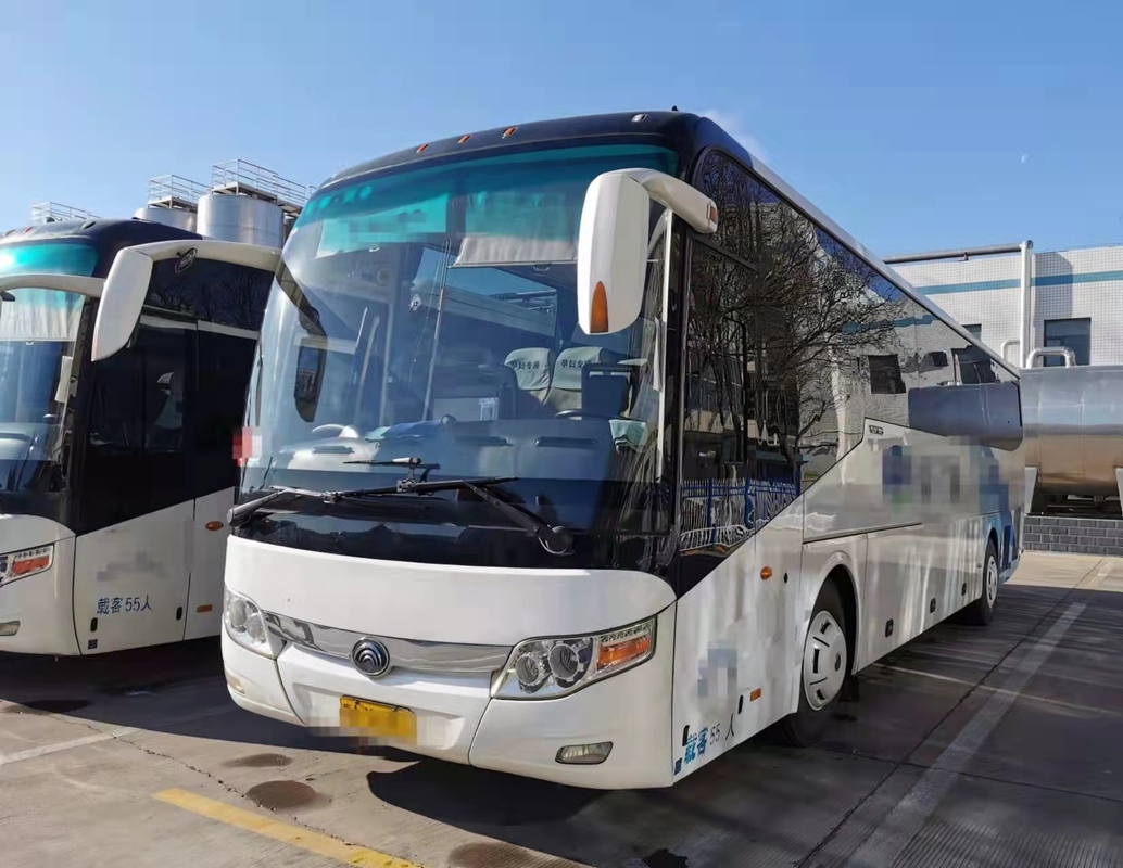 Bus Yutong Bekas ZK6127 Bus Pelatih Bekas 55 Kursi Bus Angkutan 2+3 Tata Letak