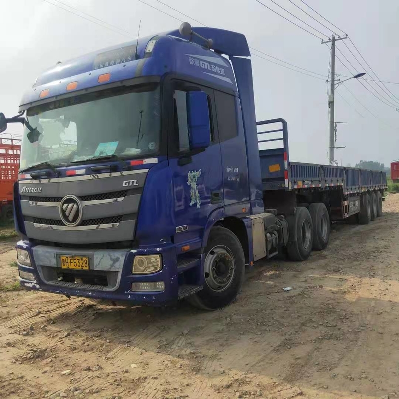 ETX 430HP Bekas Dump Truck Bus Bekas 25 T Truk Kargo Tiga Gandar