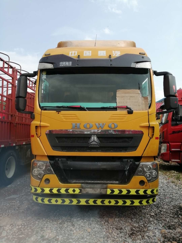 280HP Baris Tunggal Truk Dump Kargo Bekas 6 * 2 T5G Second Hand Light Truck