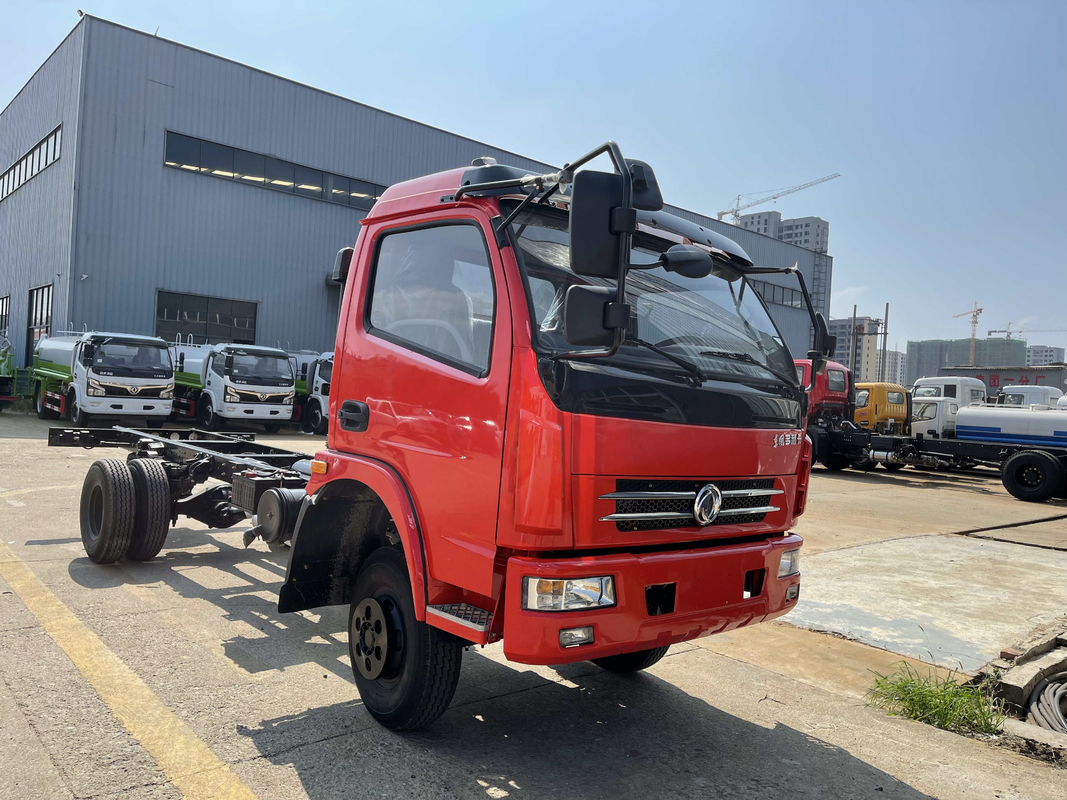 DF 4 * 4 Chassis 3.2 T Bekas Truk Traktor Bekas 140hp Sasis Penggerak Empat Roda