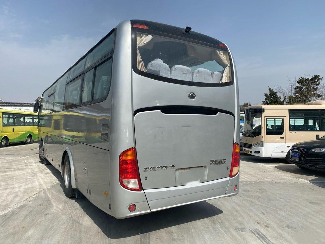 Bus Bekas Yutong 47 Kursi Bus Penumpang Diesel Bus Pelatih Bekas Dengan Kursi Kulit LHD Bus Kota Bekas