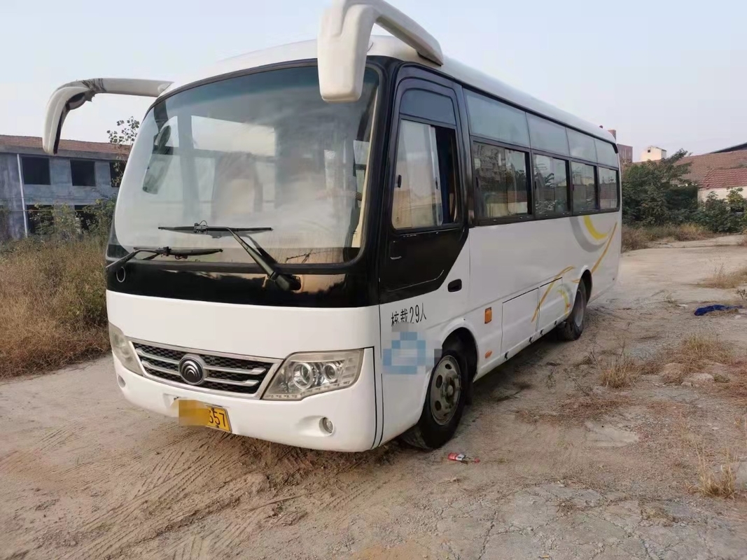 Drive Tangan Kiri Bekas Bus Kota Mewah Yutong Bahan Bakar Diesel 30 Kursi Mesin Depan