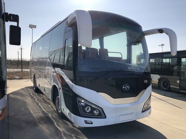 Bus Dan Pelatih Merek Huanghai 34 Seater Bus Vip Bus Seat Bus Penumpang Baru