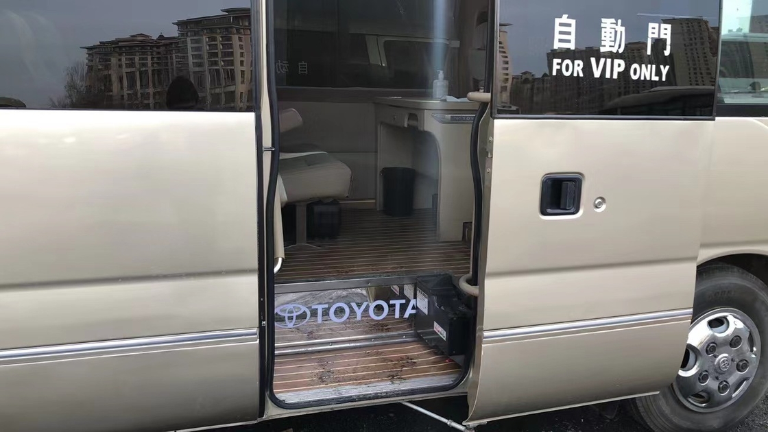 Mini Bus 23 Seater Toyota Coster Bus Mini School Bus Mesin Bensin Pintu Antomatic