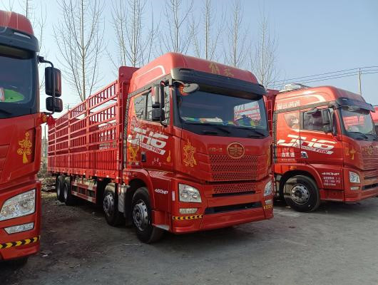 FAW Digunakan Truk Kargo 8x4 18 Ton Dengan 12roda Digunakan Untuk Penggunaan Kargo Dalam Kondisi Baik