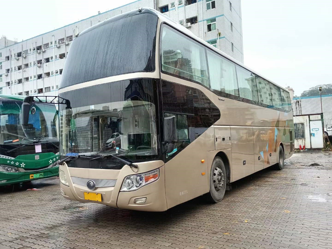 Bus Pelatih Tur Tahun 2015 Merek Yutong Bekas ZK6126 Mesin Diesel Weicahi Bekas Bus 375hp Digunakan Pintu Ganda Bus EURO III