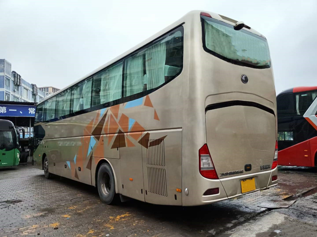 Bus Pelatih Tur Tahun 2015 Merek Yutong Bekas ZK6126 Mesin Diesel Weicahi Bekas Bus 375hp Digunakan Pintu Ganda Bus EURO III