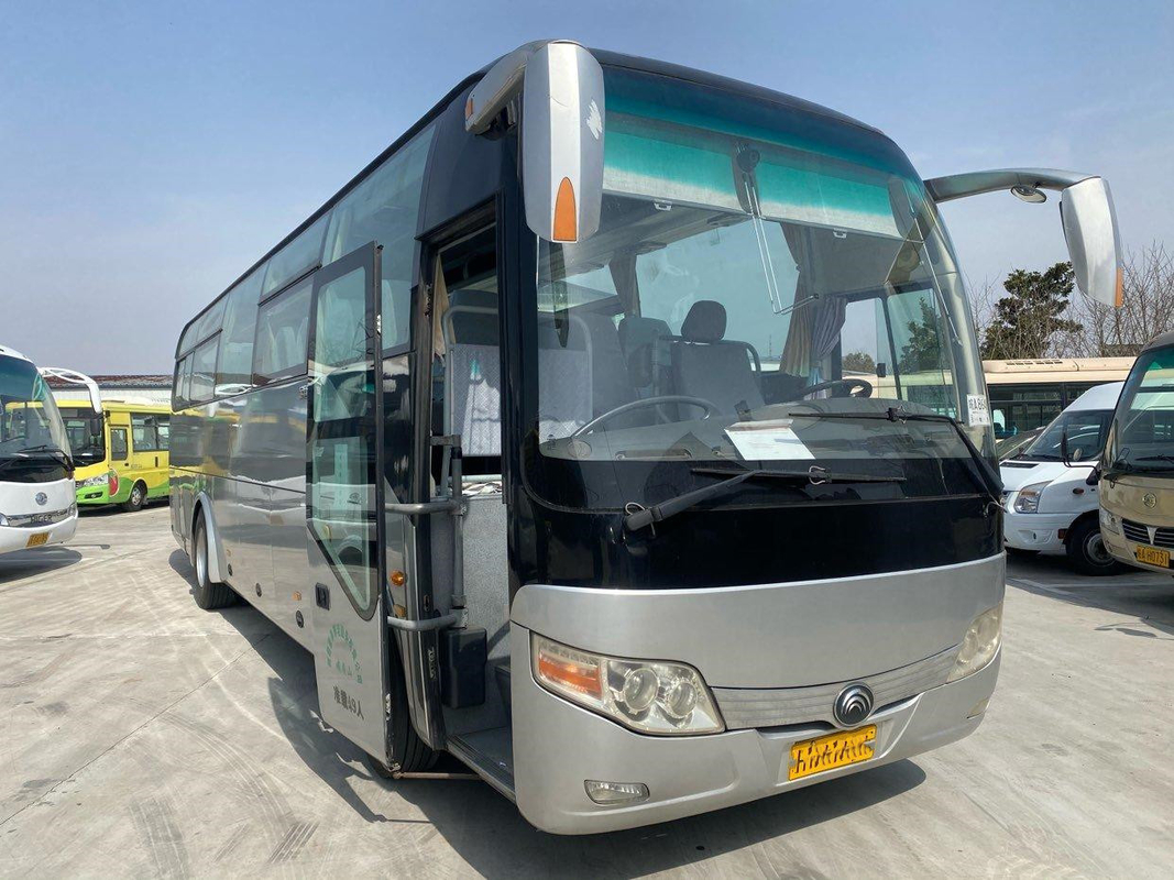 Bus Yutong ZK6107 Bus Penggerak Tangan Kanan 49 kursi Sasis Airbag Pelatih Penggerak Tangan Kedua