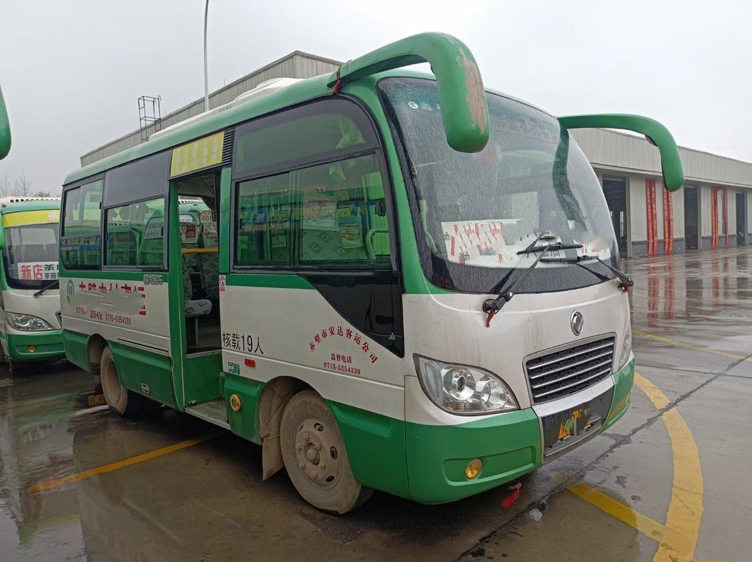 Dongfeng EQ6606 Merek Cina Digunakan Mini Bus 19 kursi 5.9m Panjang Euro V 2018