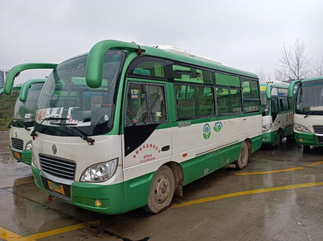Dongfeng EQ6606 Merek Cina Digunakan Mini Bus 19 kursi 5.9m Panjang Euro V 2018