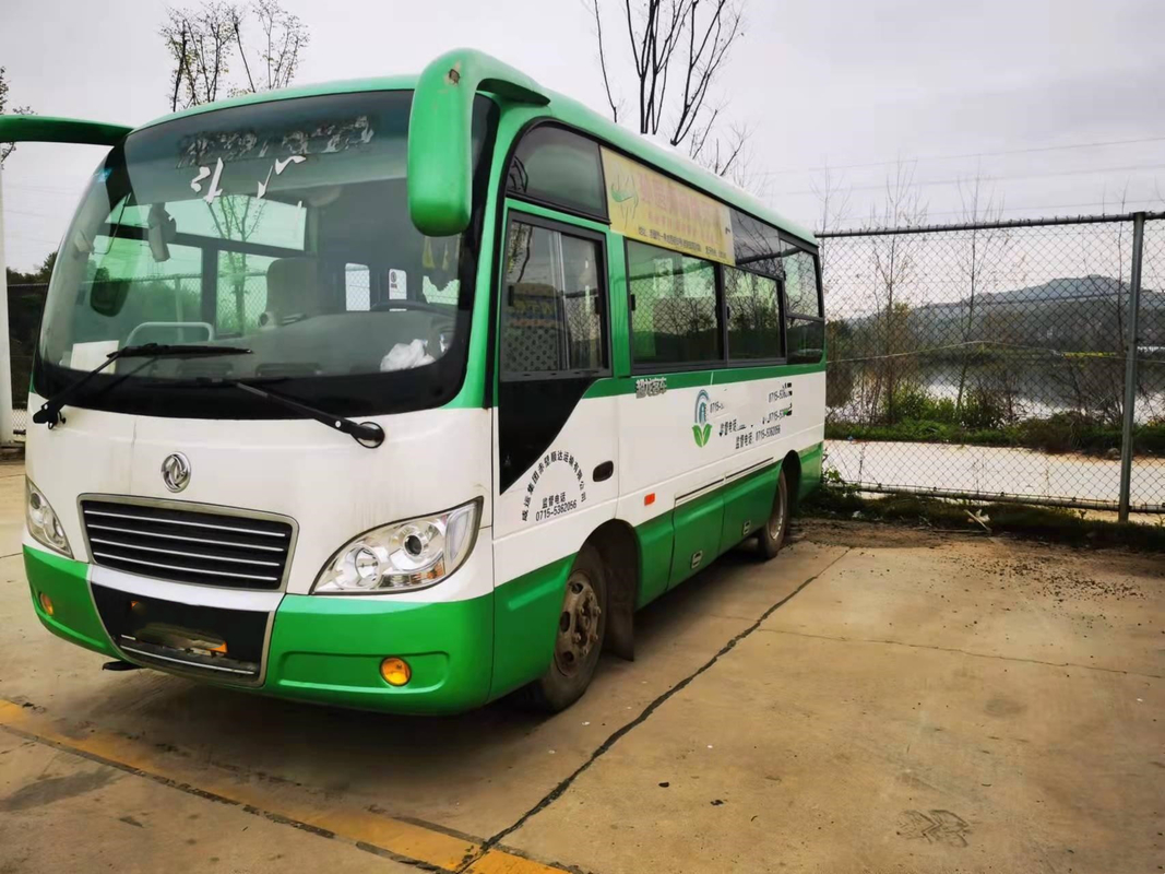Dongfeng EQ6606 Merek Cina Digunakan Mini Bus 19 kursi 5.9m Panjang Euro V 2018