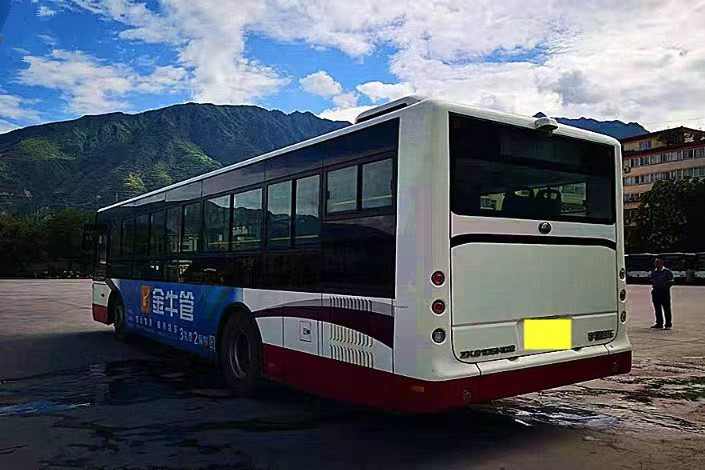32/92 Kursi Bekas Yutong Bus Zk6105 Bus Kota Bekas Untuk Transportasi Umum Mesin Diesel