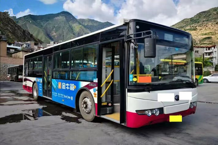 32/92 Kursi Bekas Yutong Bus Zk6105 Bus Kota Bekas Untuk Transportasi Umum Mesin Diesel