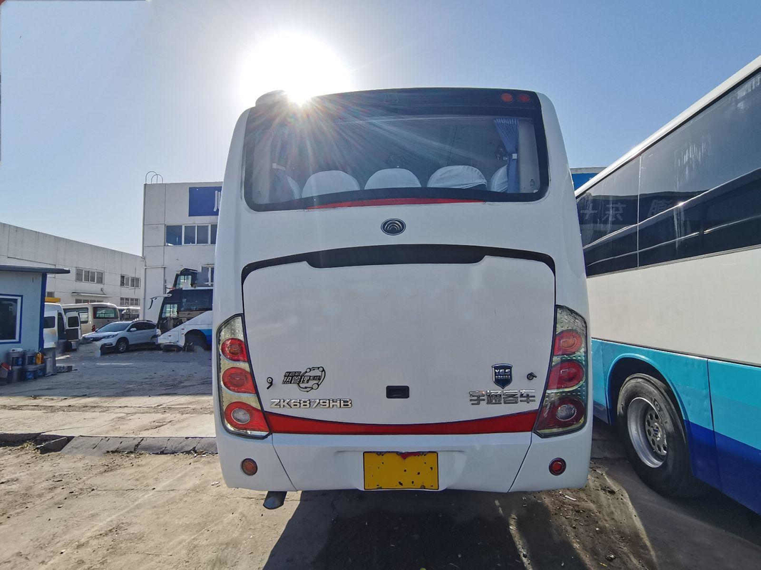 39 Kursi Bus Pelatih Bekas LHD Mesin Belakang ZK6879 Bus Bekas Di Brasil Yutong