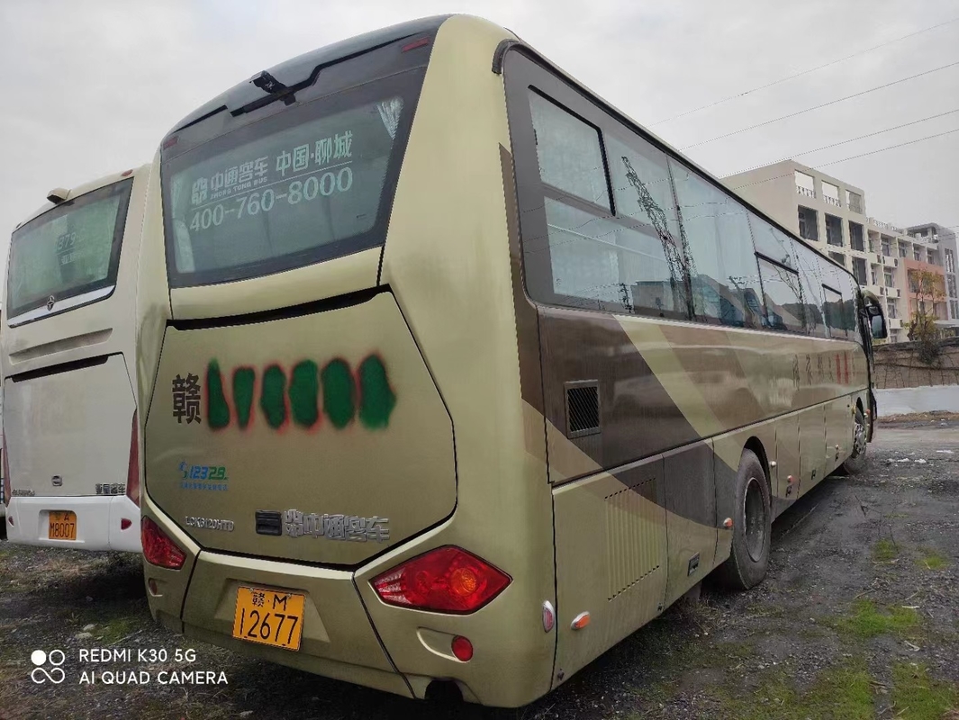 2015 Tahun 55 Kursi Digunakan Bus Zhongtong ZLCK6120 Bus Bekas 199kw Dengan LHD Untuk Penumpang