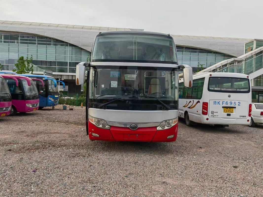 2015 Tahun 45 Kursi Bekas Yutong Bus ZK6127H Bekas Pelatih Dengan Kemudi LHD Mesin Diesel