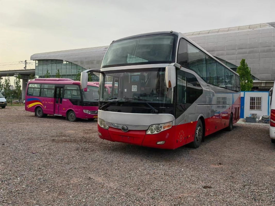 2015 Tahun 45 Kursi Bekas Yutong Bus ZK6127H Bekas Pelatih Dengan Kemudi LHD Mesin Diesel