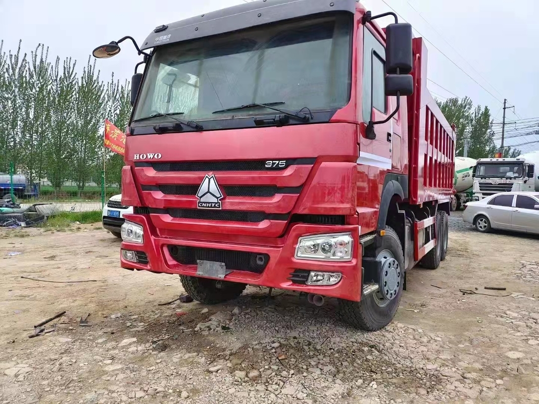 Howo Tipper Truck Digunakan Dumper 371/375hp Second Hand Sino Truck 6*4 8*4 Drive Tangan Kanan