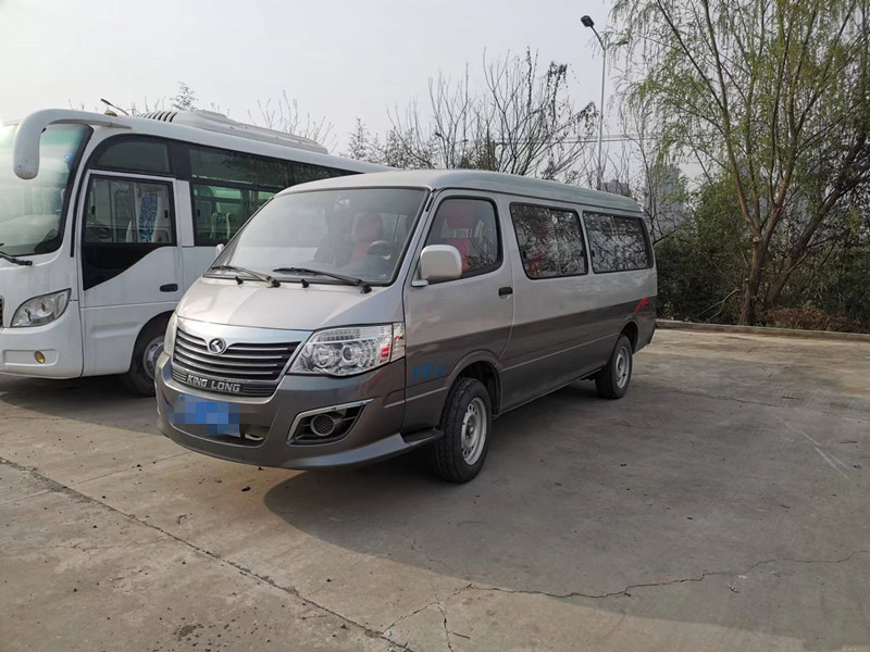 2017 Year 9 Seats Bekas Kinglong Bus Bekas Hiace Mini Bus Dengan Kondisi Baik