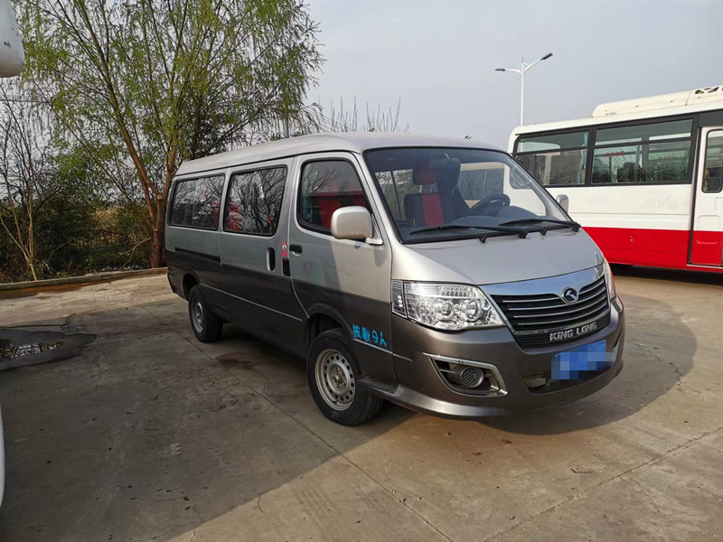 2017 Year 9 Seats Bekas Kinglong Bus Bekas Hiace Mini Bus Dengan Kondisi Baik