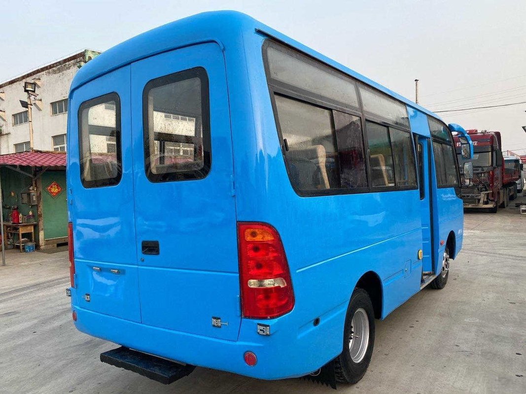 Bekas Mini Van 136hp DongF EQ6600 17 kursi Yuchai Engine Euro 4 Drive tangan kiri