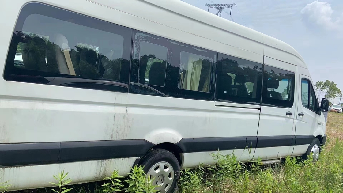 2017 Tahun 17 Kursi Bekas JAC Bus Bekas Mini Bus Diesel New Stock Bus Dalam Kondisi Baik
