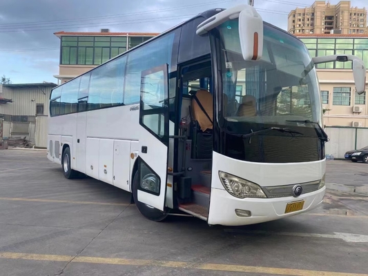 Pintu Ganda Digunakan Yutong Bus 45 kursi Mesin Diesel Yuchai RHD ZK6107