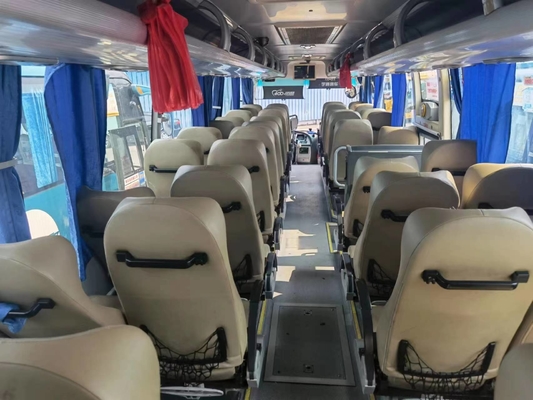 2013 Tahun 45 Kursi Digunakan Yutong Bus ZK6107 Kemudi RHD Dalam Kondisi Baik