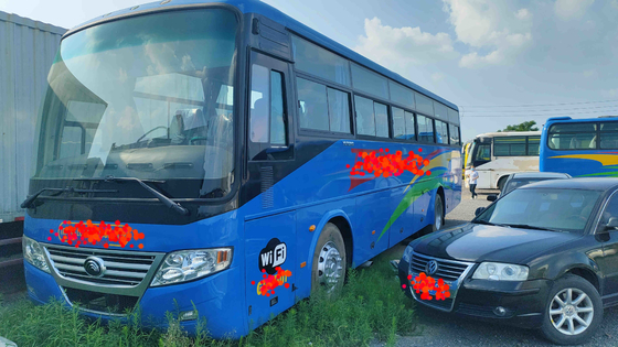 Bus Mesin Depan Merek Yutong Drive Tangan Kanan 53 kursi Sistem WIFI Kondisi ZK6112D