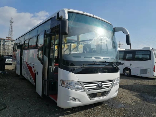 Dua Pintu Yutong Bus Mesin Depan Kemudi Kiri Model Pelatih Zk6112d 53 kursi