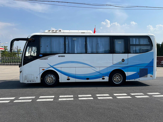 34 Kursi 2018 Tahun Digunakan Bus Pelatih Kinglong XMQ6802 LHD Kemudi Untuk Transportasi